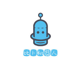 卡通小飞碟科技创意logo设计