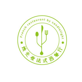 素食餐厅创意logo设计