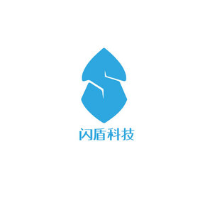 蓝色科技风数码创意logo设计