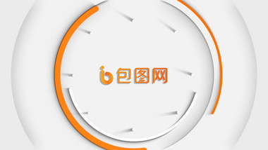 片头片尾简洁图形动画logo演绎PR模板