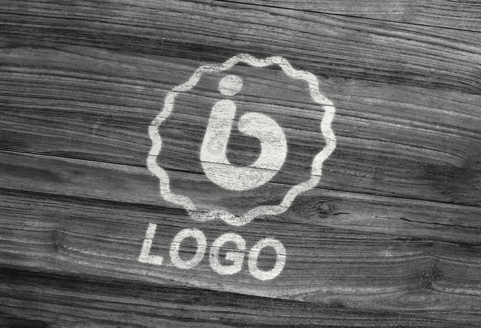 木纹电镀纹理质感logo标志图片