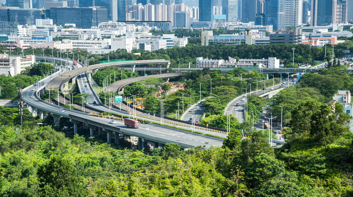 深圳南山区城市道路交通图片