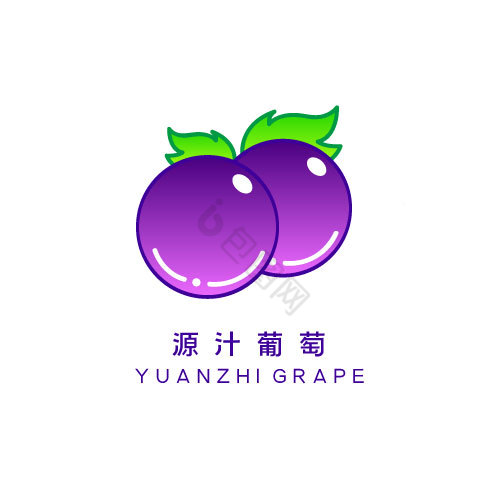 线条蔬果行业logo图片