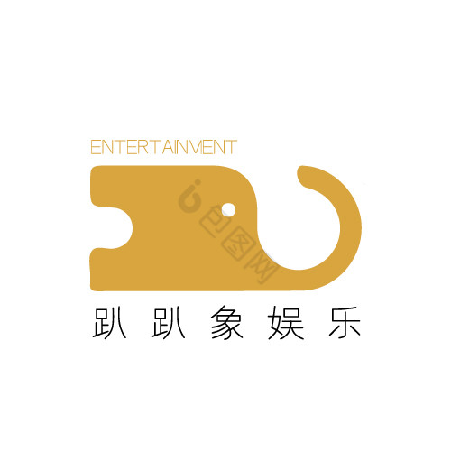 动物大象娱乐logo图片