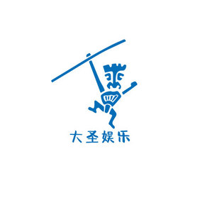 卡通土著人游戏创意logo设计