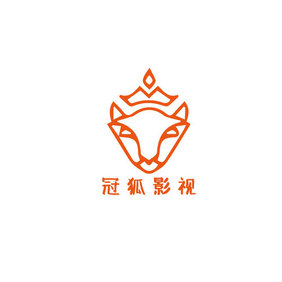 橙色高端大气简约影视创意logo设计