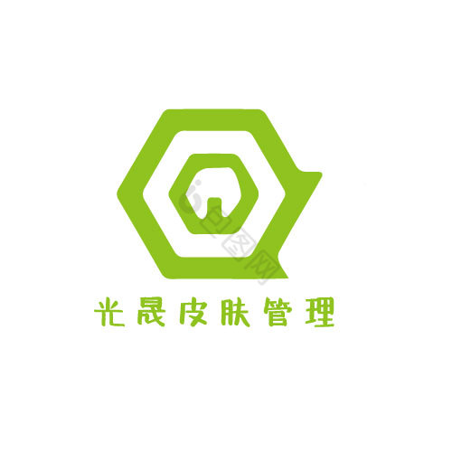 自然美容logo图片