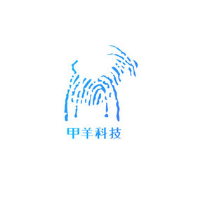 蓝色现代羊简约科技创意logo设计