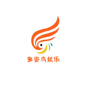 炫彩鹦鹉娱乐创意logo设计