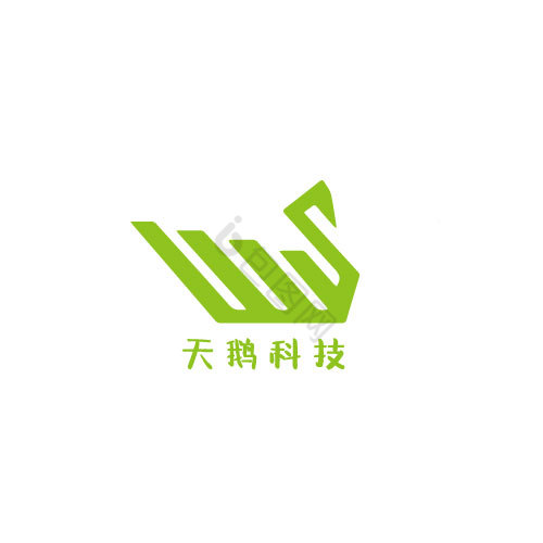 几何天鹅logo图片