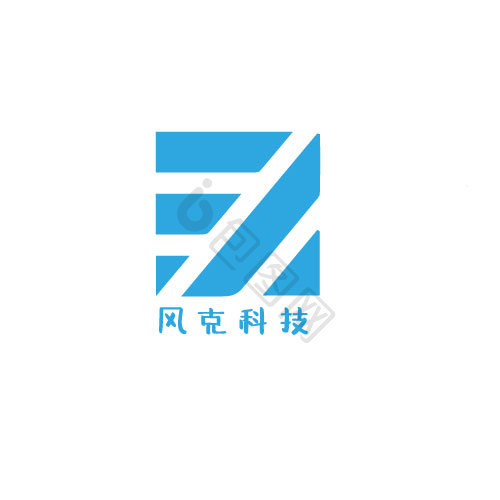 几何科技数码logo模板-包图网