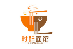 高端大气时鲜面馆LOGO