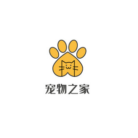 宠物之家宠物店logo标志