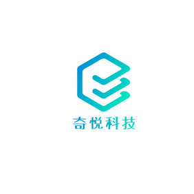 渐变线条简洁科技风创意logo设计