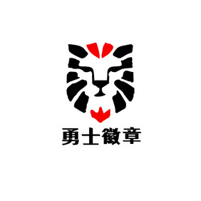 狮子动物图腾个性游戏创意logo设计