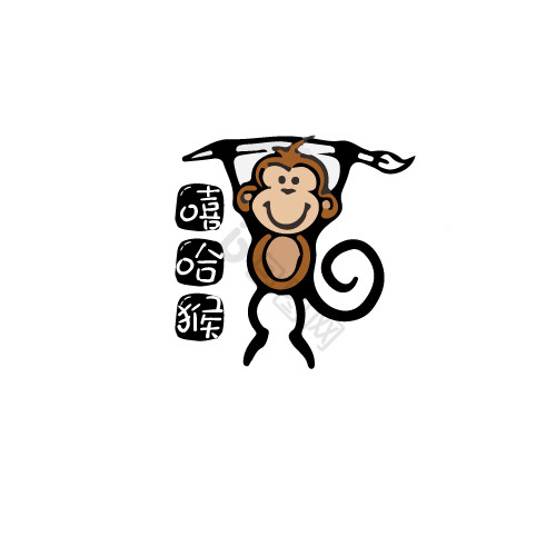 动物猴子宠物logo图片