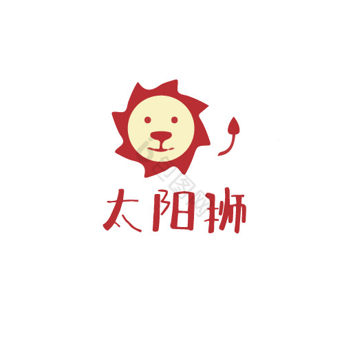 儿童狮子太阳游戏logo图片