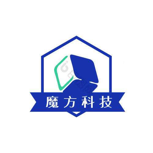 方块菱形魔方科技logo图片