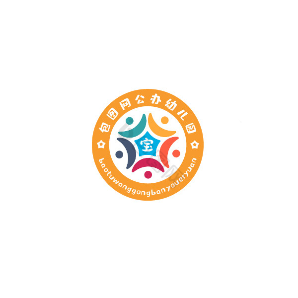 儿童幼儿园教育logo徽章图片