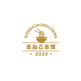 面知己面馆logo