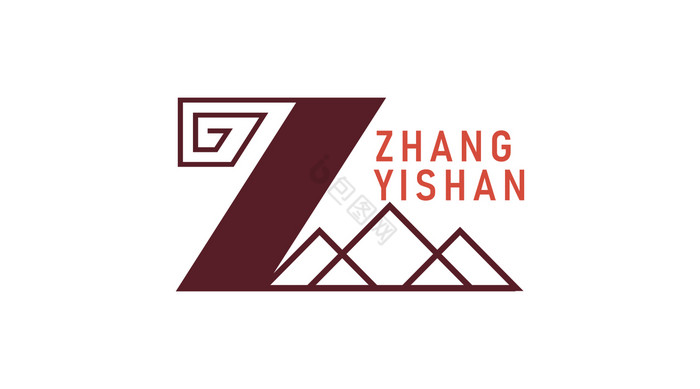 张一山应援LOGO后援团粉丝团VI手幅图片