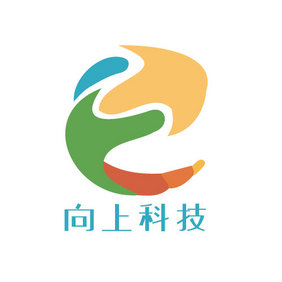 抽象箭头拼搭科技创意logo设计