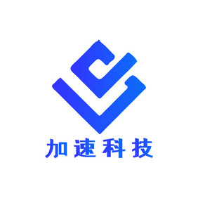 蓝色简洁线条科技风创意logo设计