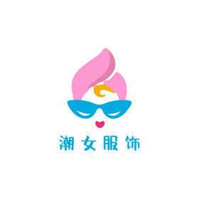 女性人物潮品服装logo图片