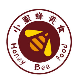 蜜蜂儿童托管餐饮创意logo设计