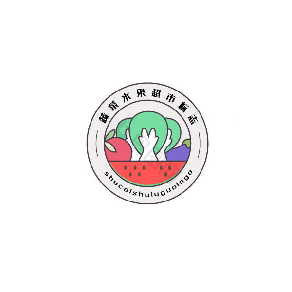 蔬菜水果超市logo