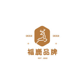 福鹿品牌百货零售logo