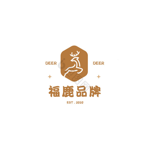 福鹿品牌百货零售logo图片