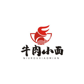 餐飲牛肉麵條麵館logo標誌vi