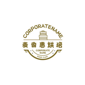 烘培蛋糕点心店logo