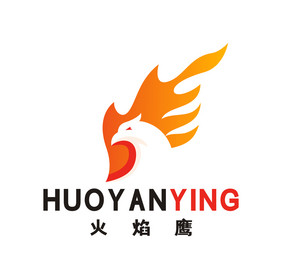 科技体育用品服装火焰鹰LOGO标志VI