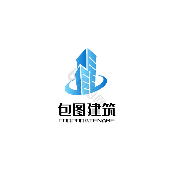 包图建筑房地产地标logo图片