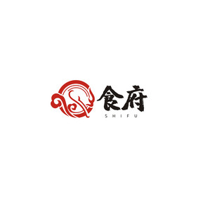 餐饮食府勺子酒店LOGO标志VI