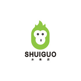 猕猴桃水果代购超市logo标志vi