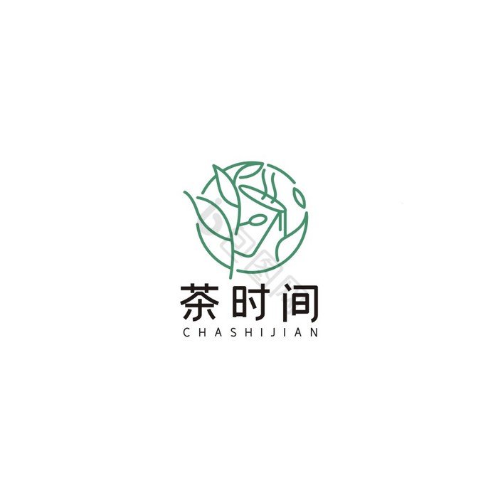 茶奶茶店茶餐厅LOGO标志VI图片