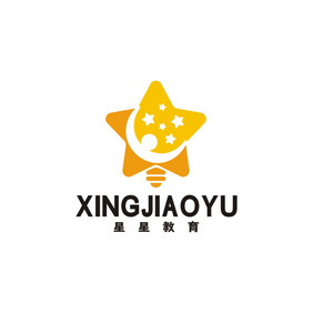 星星教育早教学校LOGO标志VI