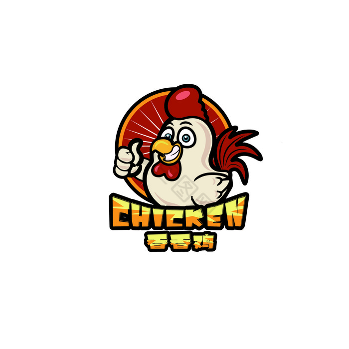 小鸡炸鸡logo标志图片