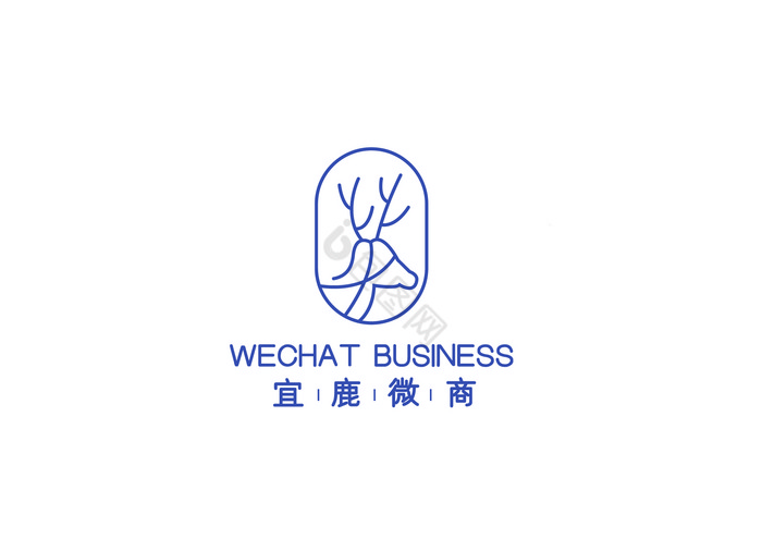 鹿图形电商微商logoVI图片