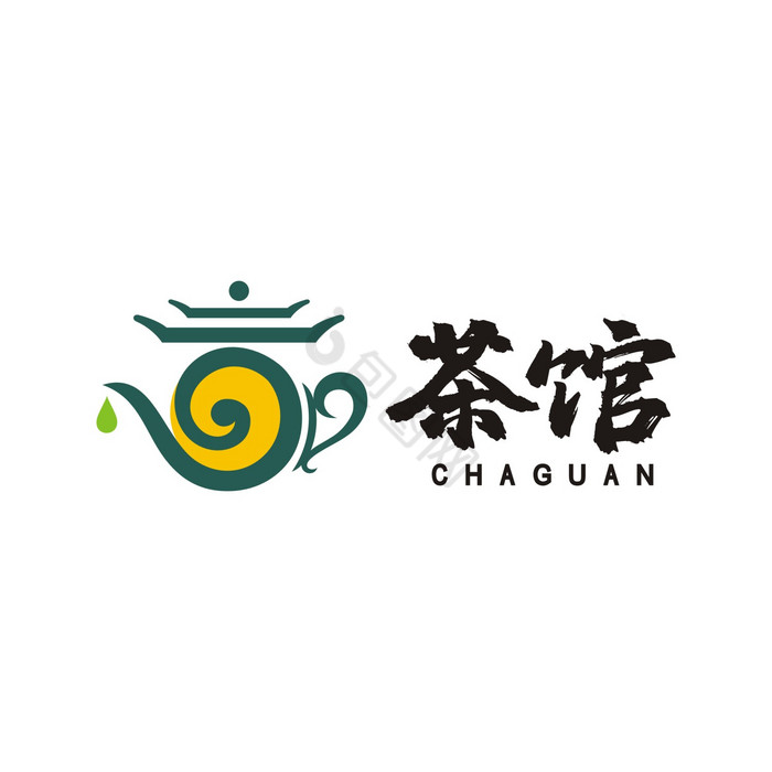 茶楼茶馆茶叶茶壶LOGO标志VI图片