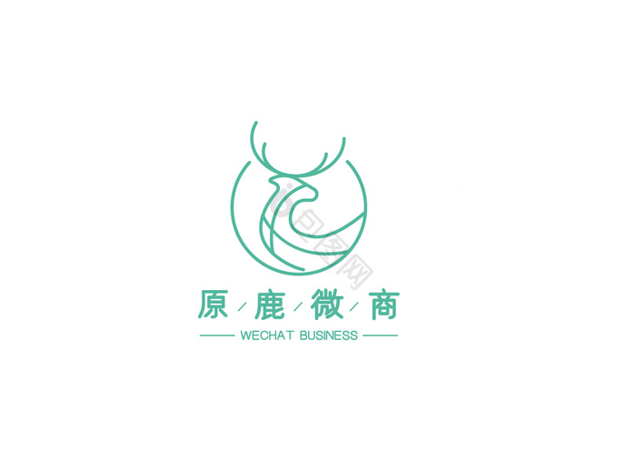 鹿图形电商微商logoVI图片