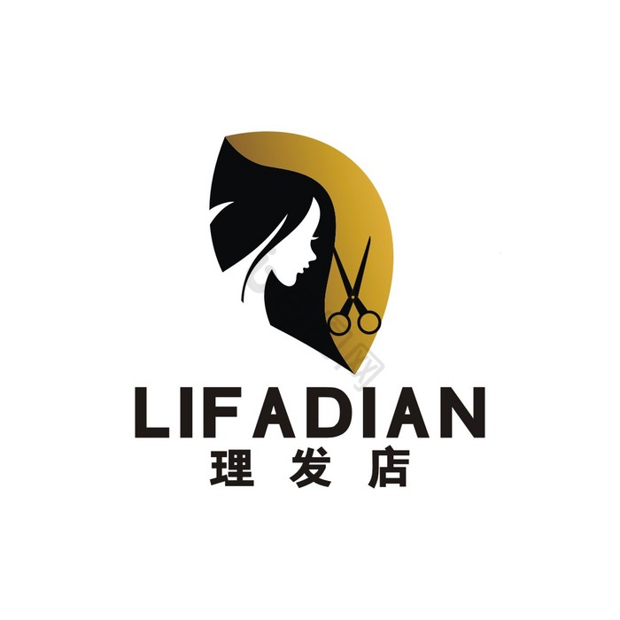 美发理发店造型LOGO标志VI图片