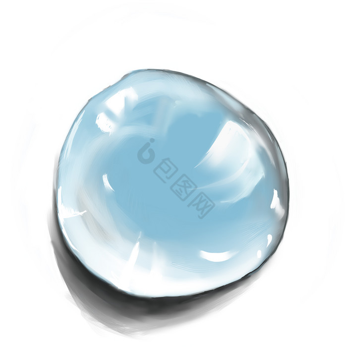 透明水滴水珠水泡图片