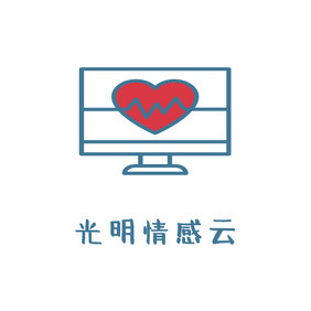 素雅简约情感云创意logo设计