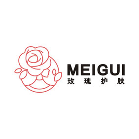 玫瑰花护肤品美容女装LOGO标志VI