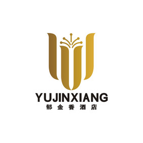 郁金香大酒店饭店LOGO标志VI