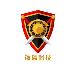 抽象盾牌科技创意logo设计